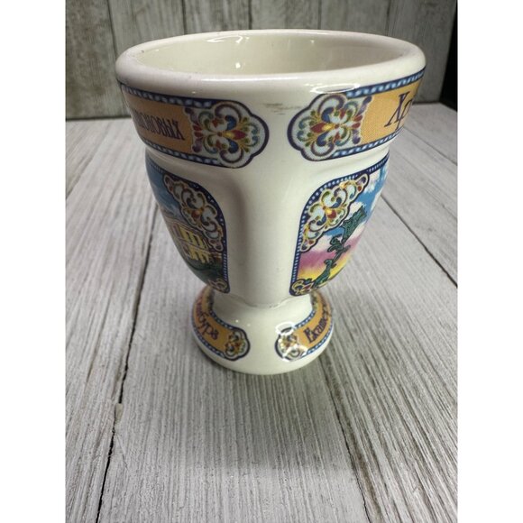 Vintage Russian Souvenir Egg Cup Rastorguev-Kharitonov Estate Yekaterinburg - Picture 4 of 9